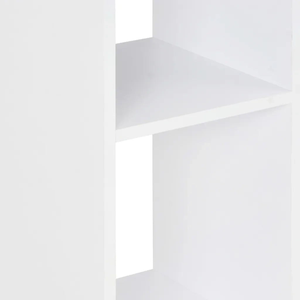 Tavolo da Bar Bianco e Grigio Antracite 60x60x110 cm 280210