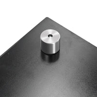 Paraschizzi per Cucina Nero 80x40 cm in Vetro Temperato 249484