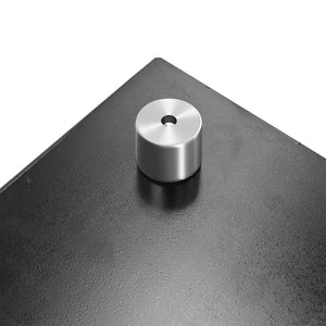 Paraschizzi per Cucina Nero 80x40 cm in Vetro Temperato 249484