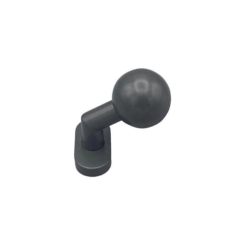 Pomolo fisso per porta SAGUATTI D69/50YA in inox grigio opaco