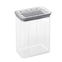 Stefanplast Barattolo Tosca con Chiusura Ermetica Rettangolare 1.2 Litri Grigio