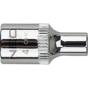 Topex 08-222 chiave a bussola a a 6 punti, superlock, 1/4, 5 mm