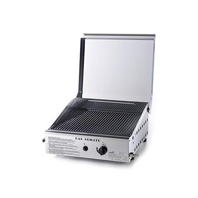 Ompagrill 4043 COVER-M Piastra di Cottura in Ghisa a Gas Gpl e Metano