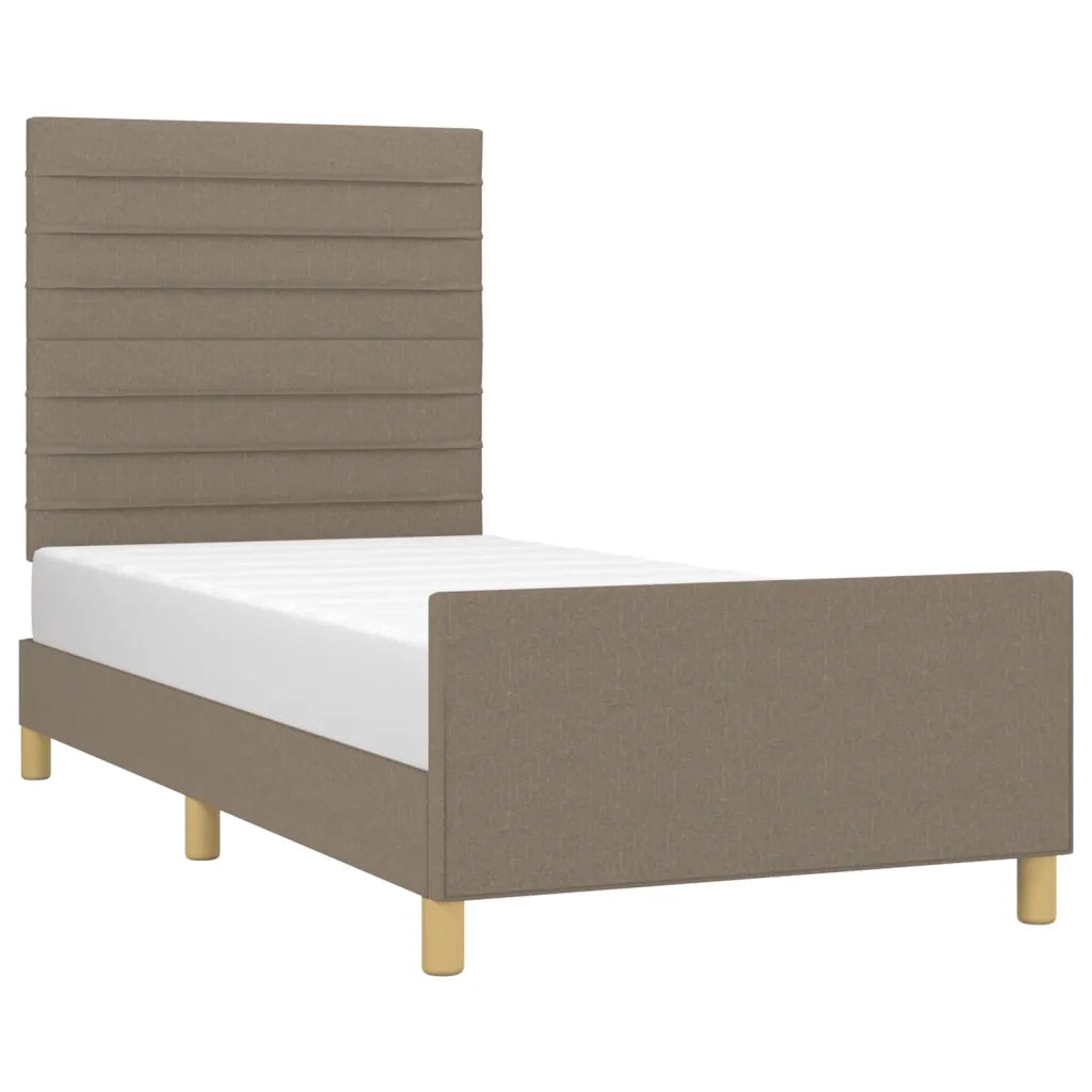 Giroletto senza Materasso Tortora 90x190 cm Tessuto