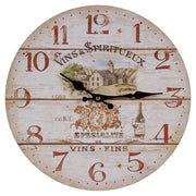 Orologio da parete in legno marrone d34x2h