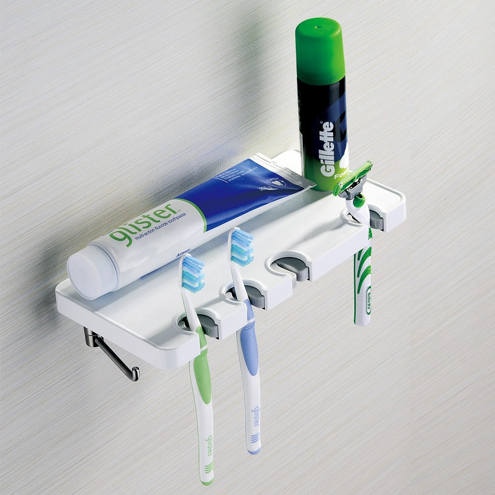 Mensola portaspazzolinimultiuso bianca - serie concept