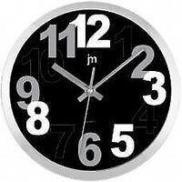 Lowell 14942 Orologio al quarzo Cerchio Alluminio, Nero