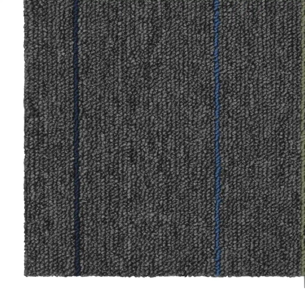 Piastrella per Tappeto Grigio Medio con Strisce 50 x 50 cm CFW3369651