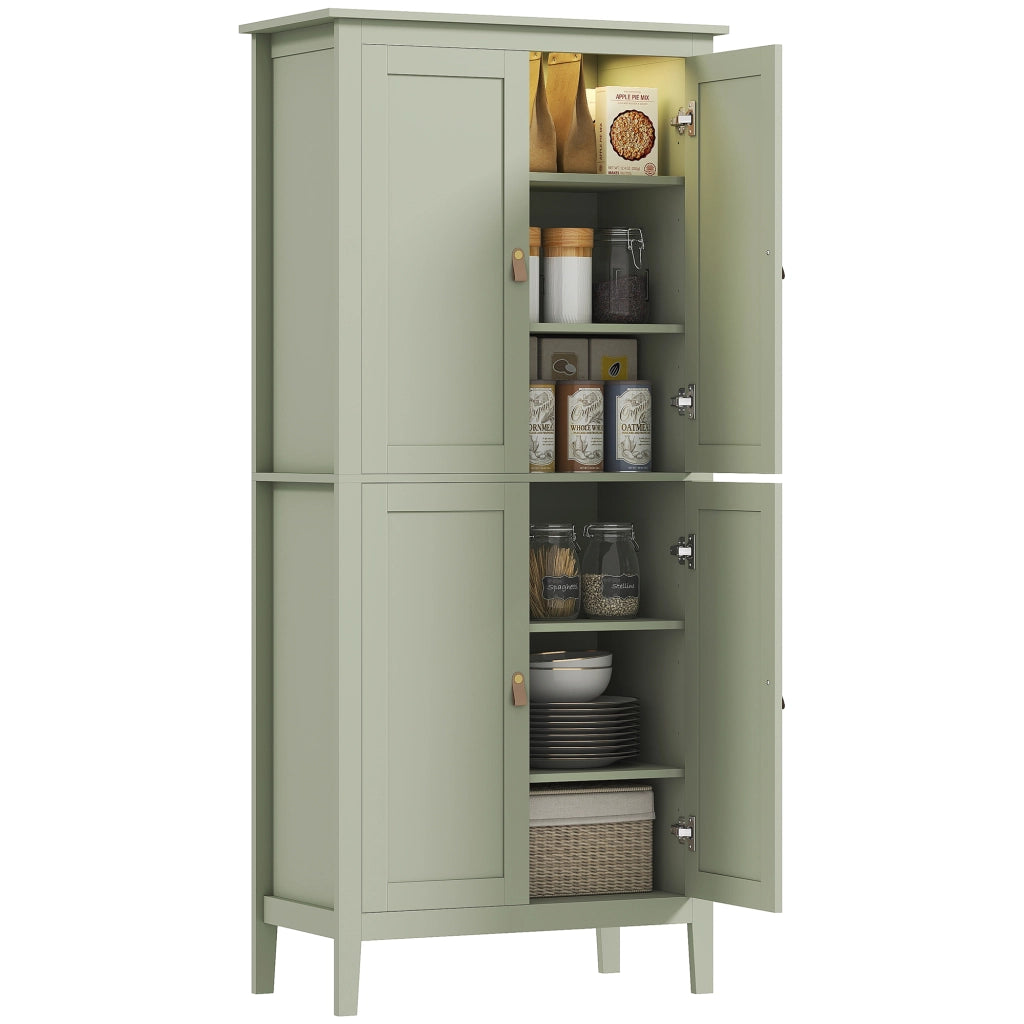 Mobile da cucina ¨C zephmum ¨C 80x40x176,5 cm, verde