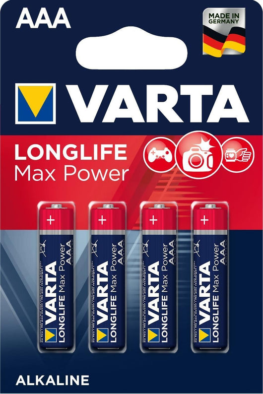 Varta Max Tech AAA - 4 pack Batteria monouso Mini Stilo AAA Alcalino