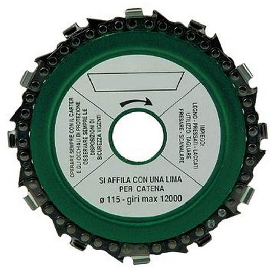 Dischi a Corona per Legno con Catena Motosega mm. 230