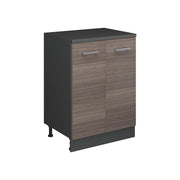 Mobile per mansarda Rion Grigio nobile/Antracite 60 x 83.8 cm senza inclinazione con 2 ante Vicco