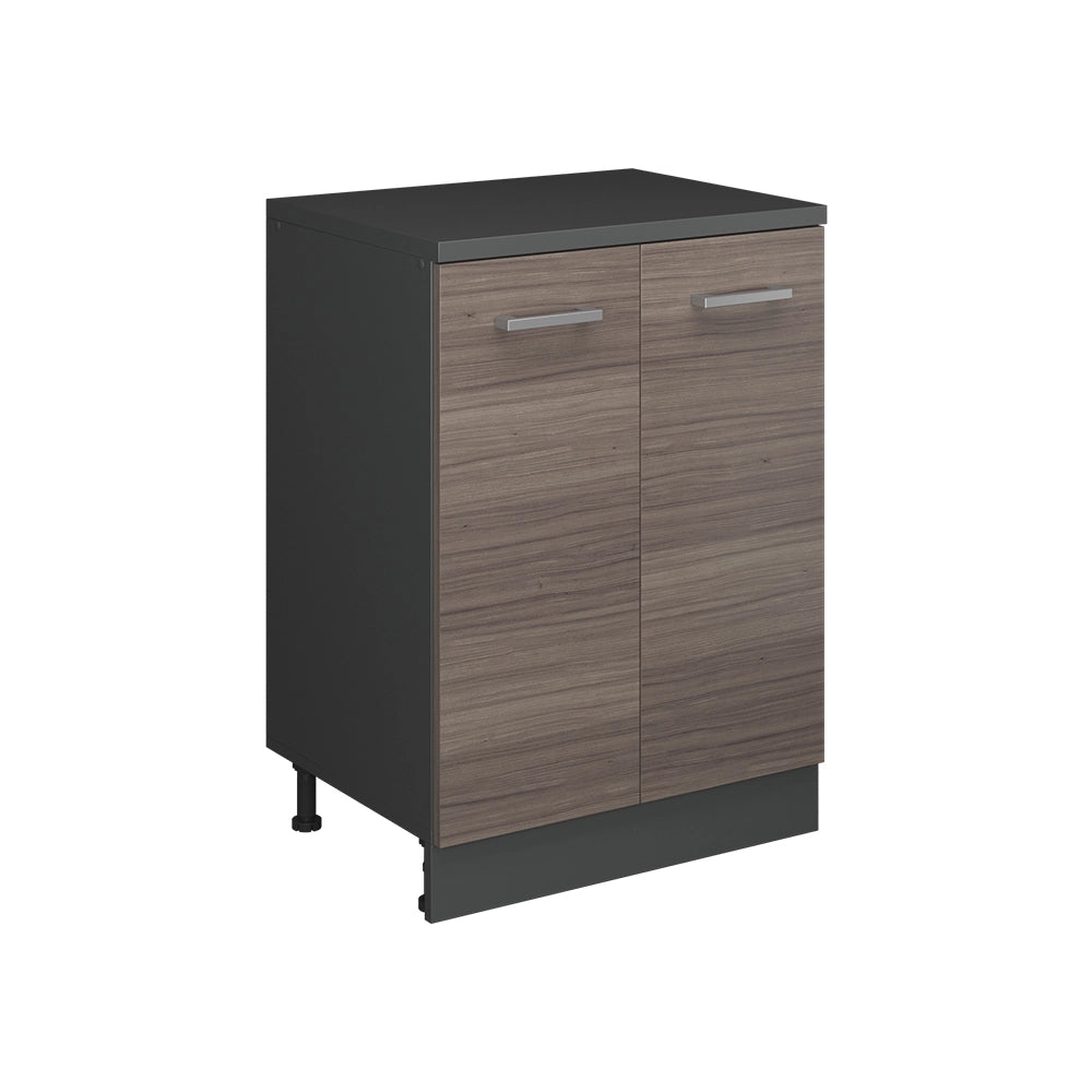 Mobile per mansarda Rion Grigio nobile/Antracite 60 x 83.8 cm senza inclinazione con 2 ante Vicco