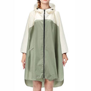 Impermeabile Donna - Giacca da Viaggio Leggera - Stile Moderno - Con Cappuccio - Ultraleggero - 100% Poliestere - Lunghezza 92 cm - Giacca Impermeabile
