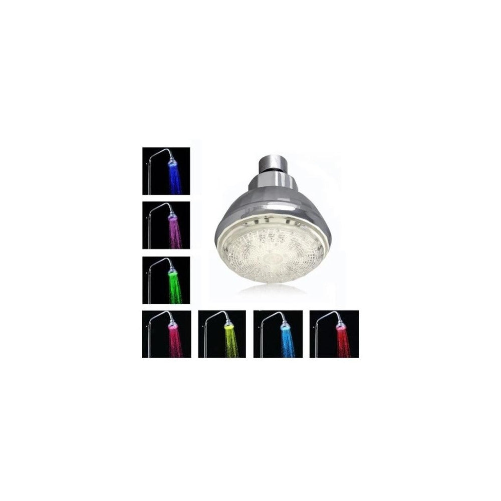 Trade Shop - Soffione Doccia Miscelatore A Led Multicolor Colori Ricambio Soffione Doccia -