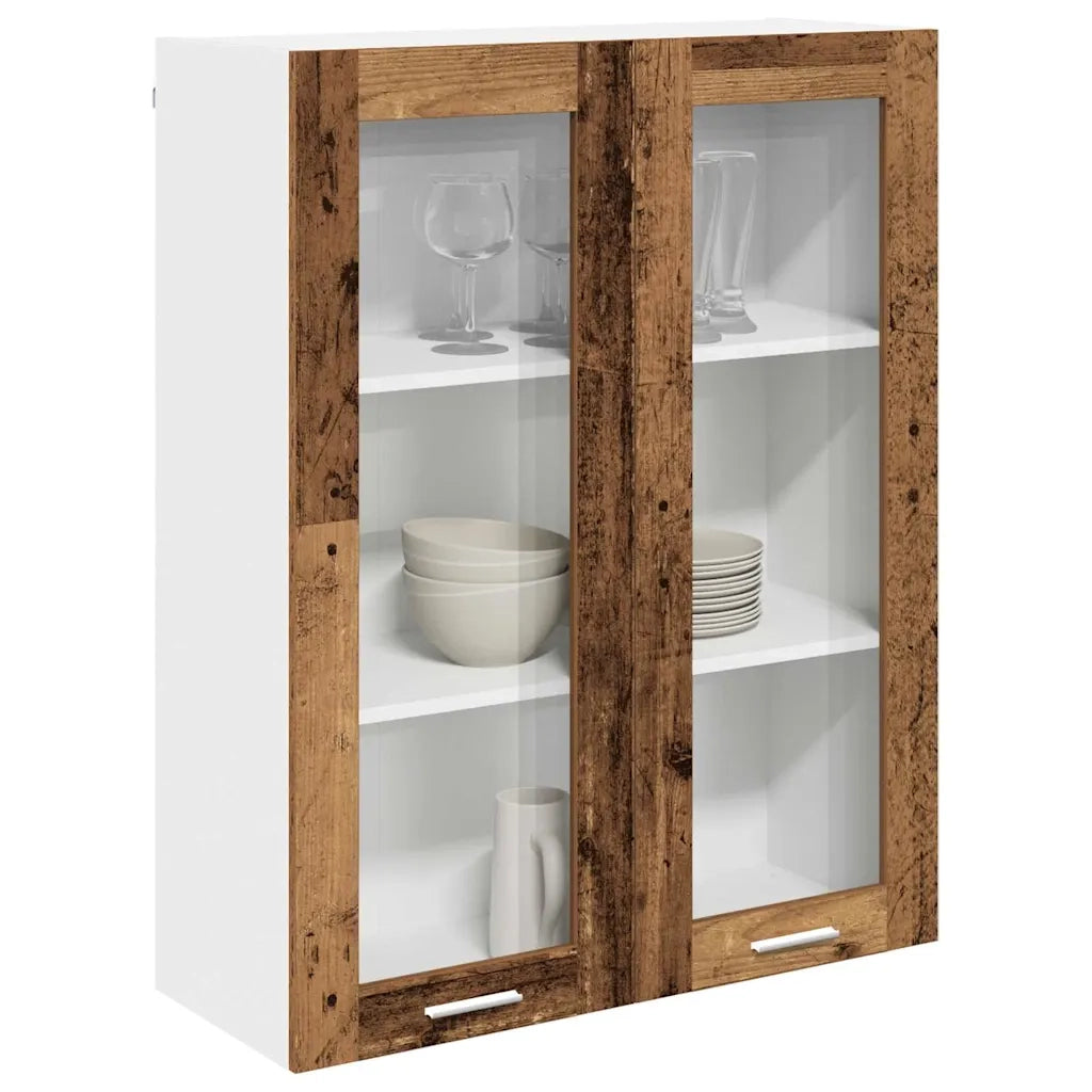 Armadio pensile con porta Legno vecchio 80 x 31 x 100 cm 884400