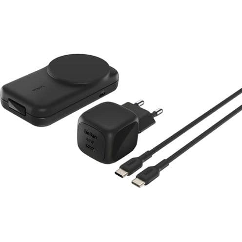 Belkin UltraCharge 25W Qi2 magn. 2-in-1 caric.piegh.ne.WIZ038kqBK