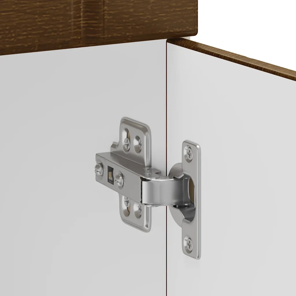 vidaXL Base da Cucina Lucca Rovere Marrone in Legno Multistrato