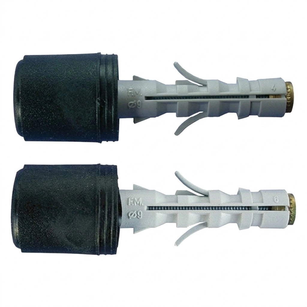 TASSELLO NYLON PARACOLPO 'HTS09' mm. 9/40 - pz. 2 nero  - Blister Koncreto