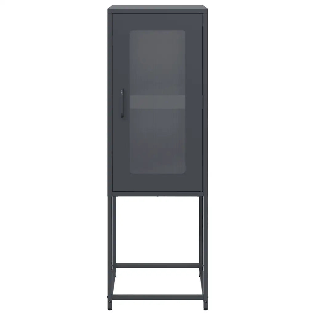 Credenza Antracite 36x39x107 cm in Acciaio Laminato a Freddo 853400