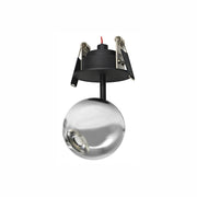 Faretto LED da incasso Bora Recessed 8,5W 36º 2700K finitura Argento, orientabile ad alte prestazioni per illuminazione d'accento professionale