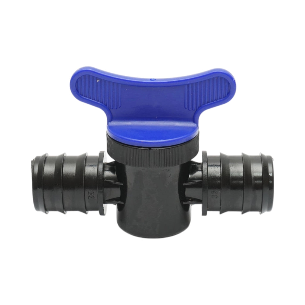 Rubinetto a goccia uguale 32x32 mm per sistemi di irrigazione