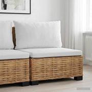 Divano Medio con Cuscini GENDT Rattan naturale Naturale 42034388