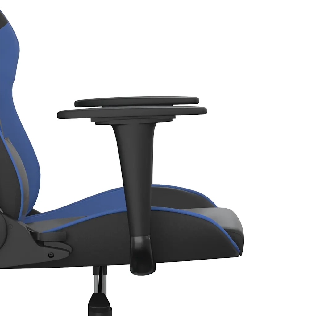 vidaXL Sedia da Gaming Nera e Blu in Similpelle