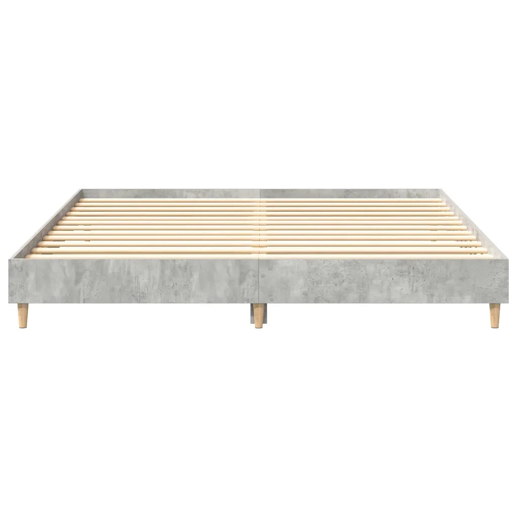 Giroletto senza Materasso Grigio Cemento 180x200 cm Truciolato 3329024