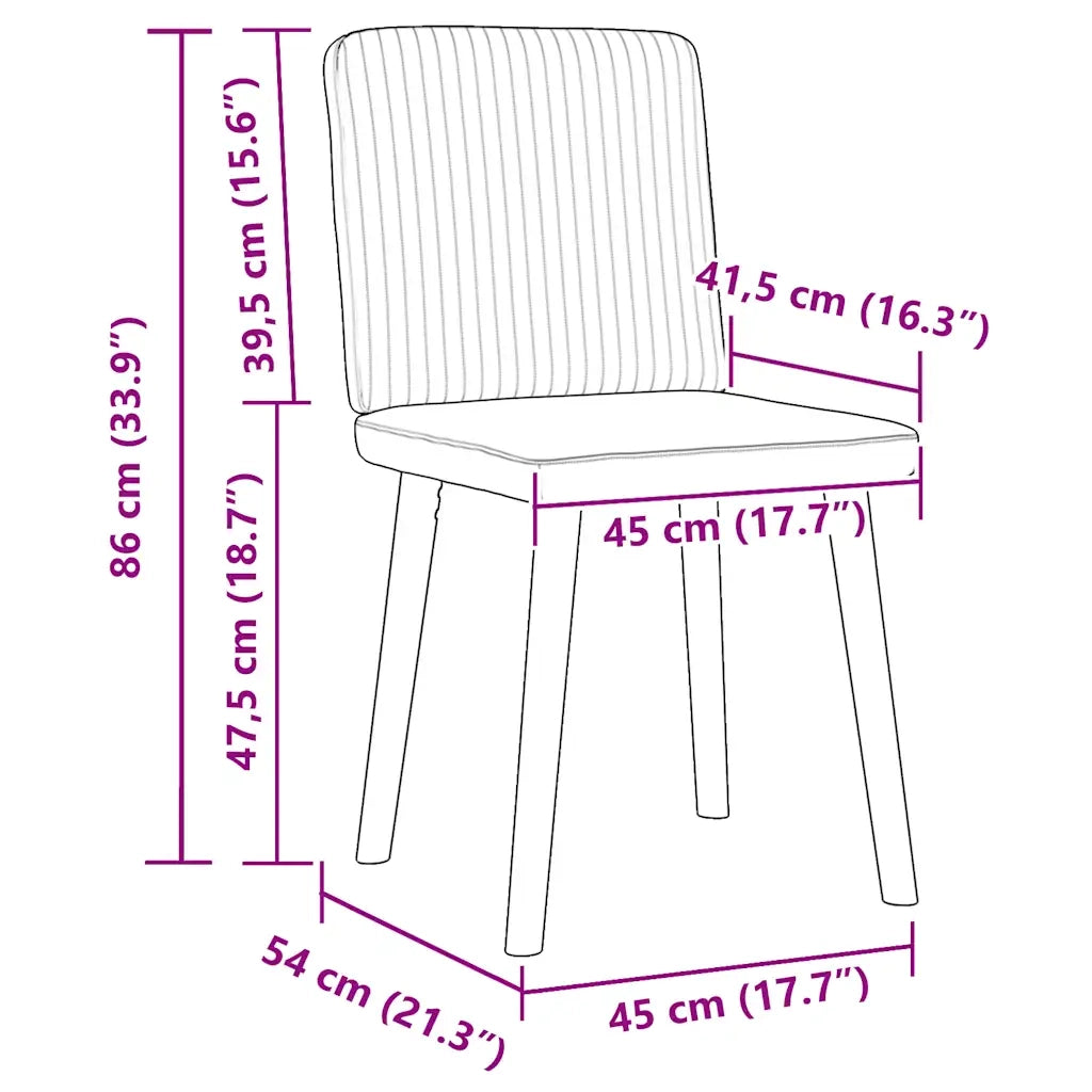 Sedie da Pranzo 4 pz Grigio Chiaro in Tessuto 3315297