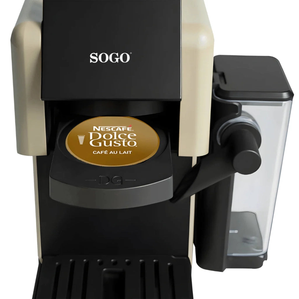 Macchina caffè multicapsula 4 in 1 20 bar con cappuccinatore, serbatoio 0,85L e 7 livelli volume caffè - Sogo