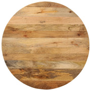 Piano per Tavolo Ã˜ 90x2,5 cm Rotondo in Legno Massello di Mangocod mxl 93024
