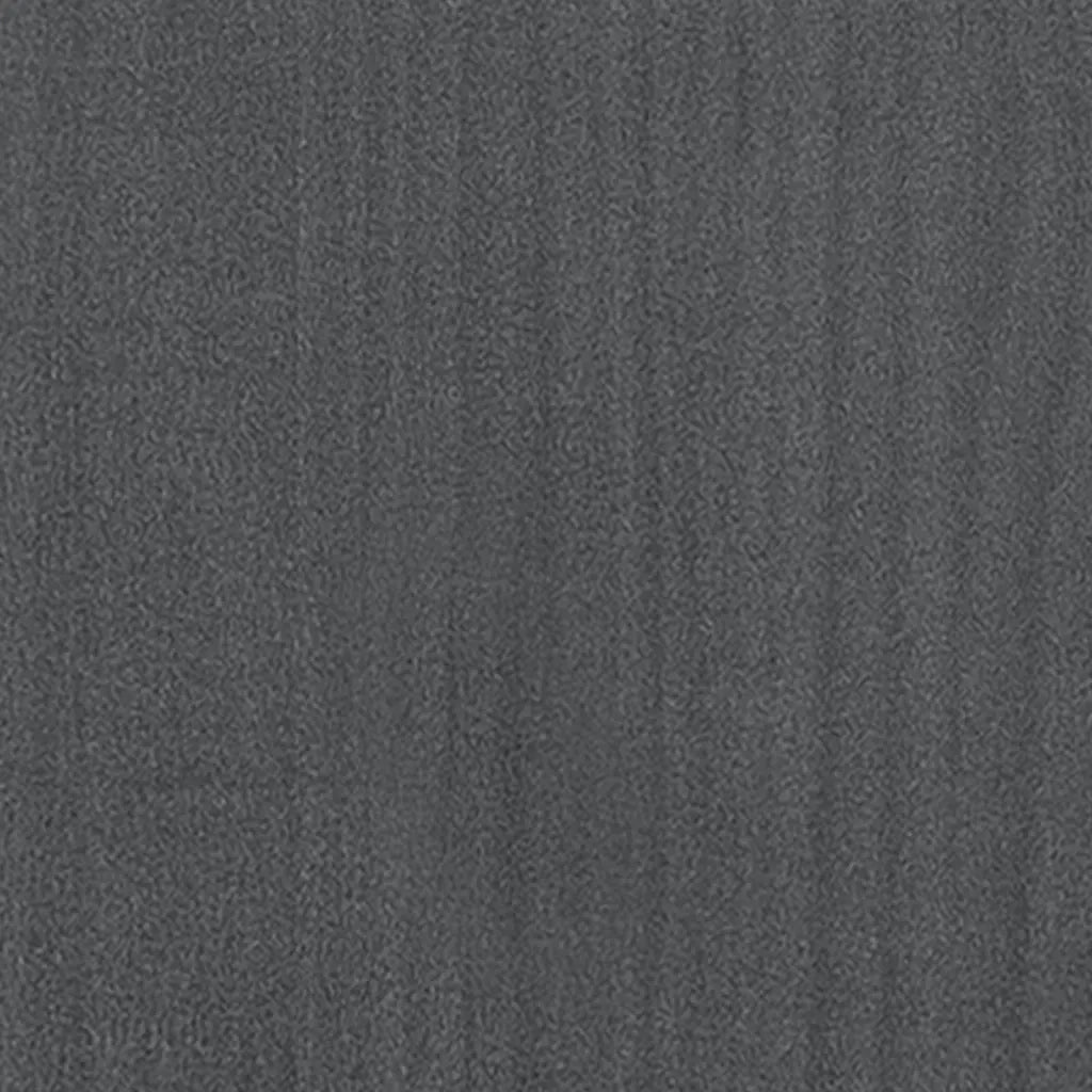 Libreria a 4 Ripiani Grigia 40x30x140 cm in Massello di Pino 806424