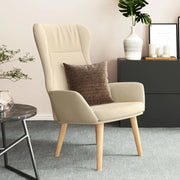 Sedia Relax Crema in Tessuto 341396