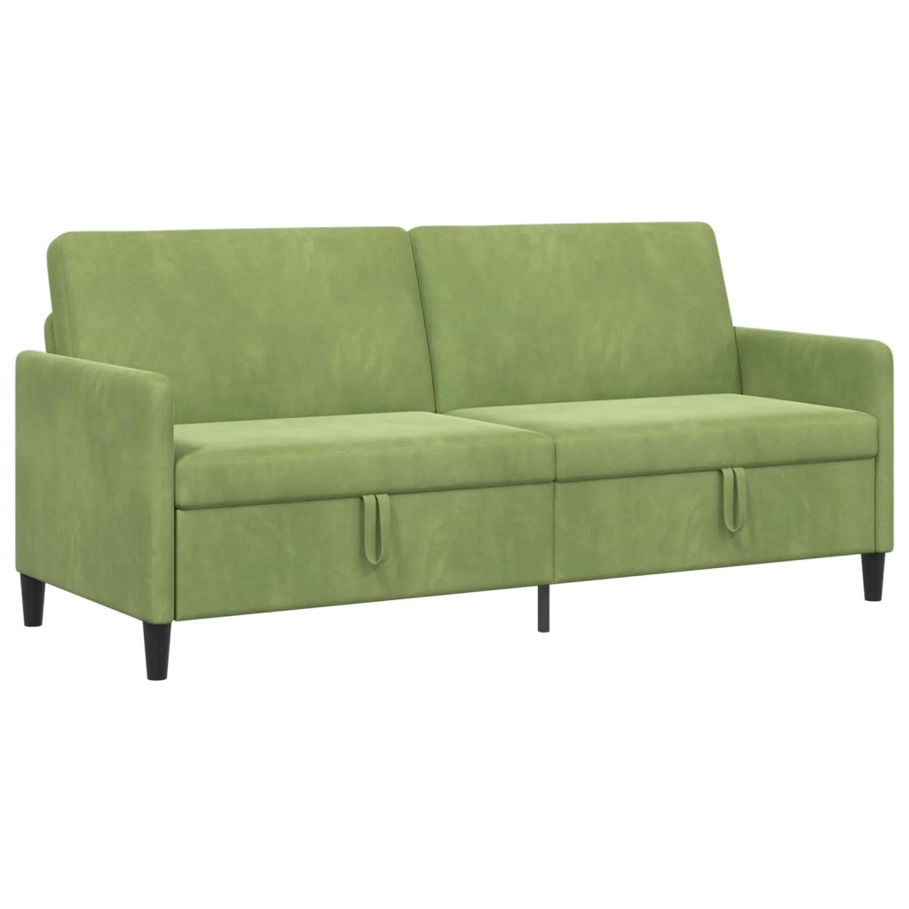 Divano con Storage Verde chiaro 192 x 78 x 87 cm Poliestere 42036992