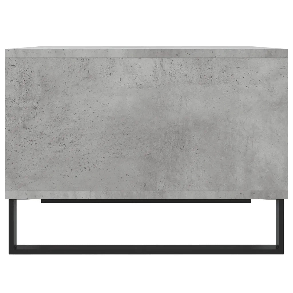 Tavolino Salotto-Tavolino da soggiorno-Tavolo Grigio Cemento 60x50x36,5 cm Legno Multistrato 719987