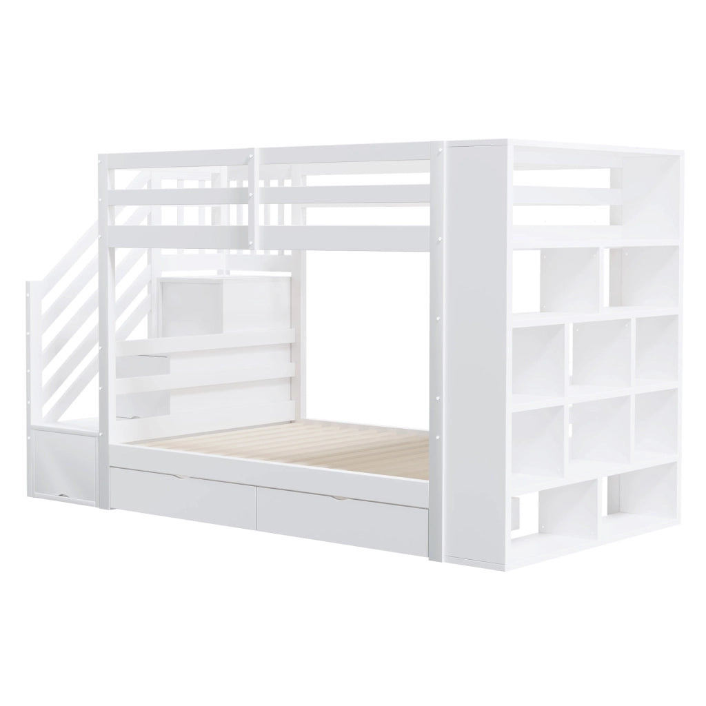 LETTO A CASTELLO 90x200 cm Legno Bianco