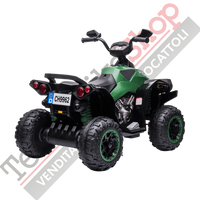 Quad Elettrico per Bambini Quad Medio Sport 12V-Verde