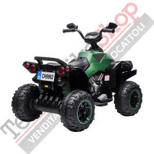 Quad Elettrico per Bambini Quad Medio Sport 12V-Verde
