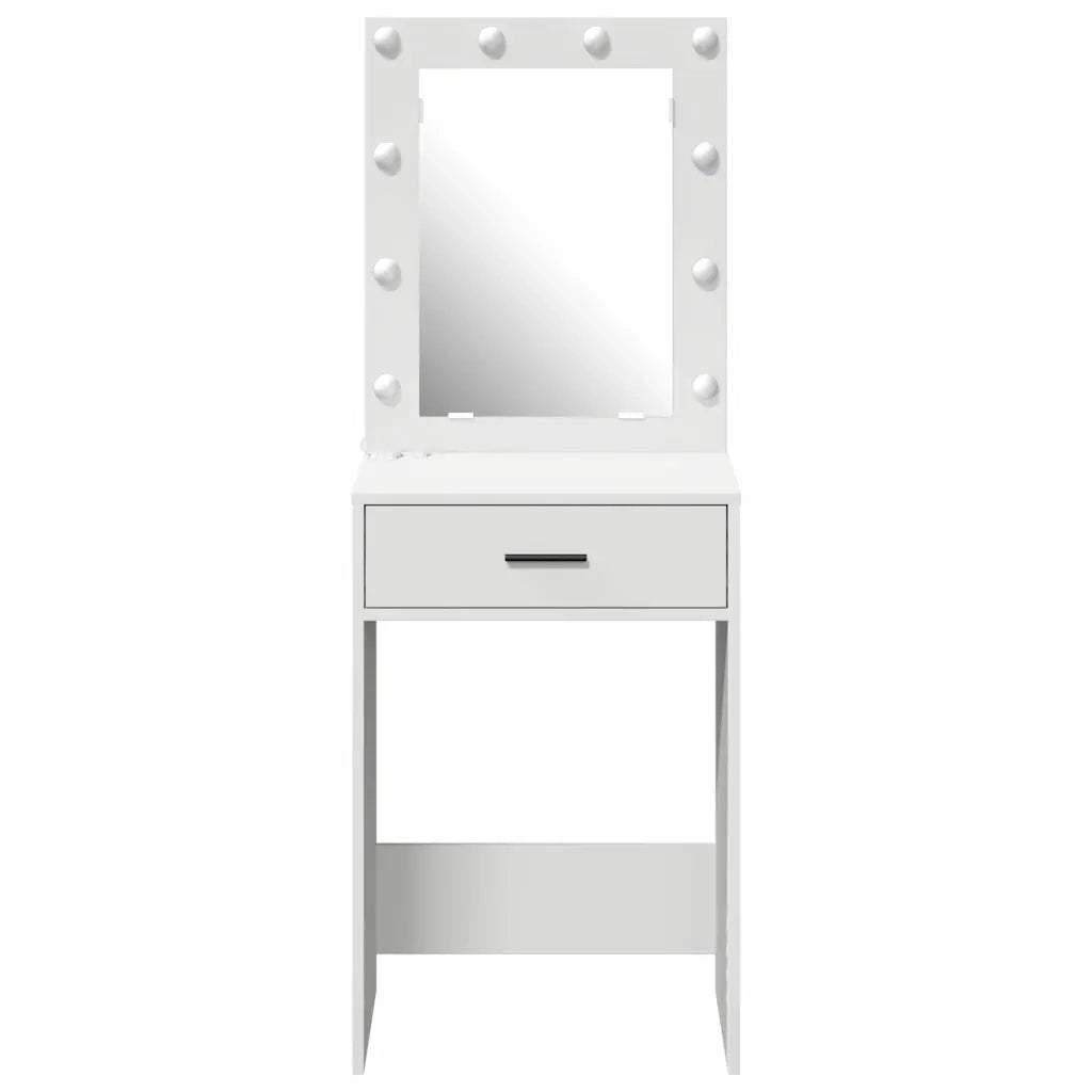 Tavolo da Trucco Bianco 50 x 41 x 135 cm Legno multistrato 865037