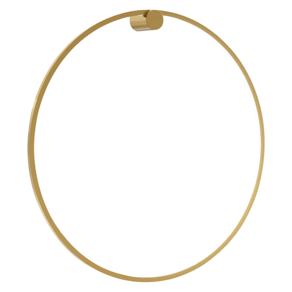 Applique bagno anello oro Ø80 LED 46W IP44 Milagro