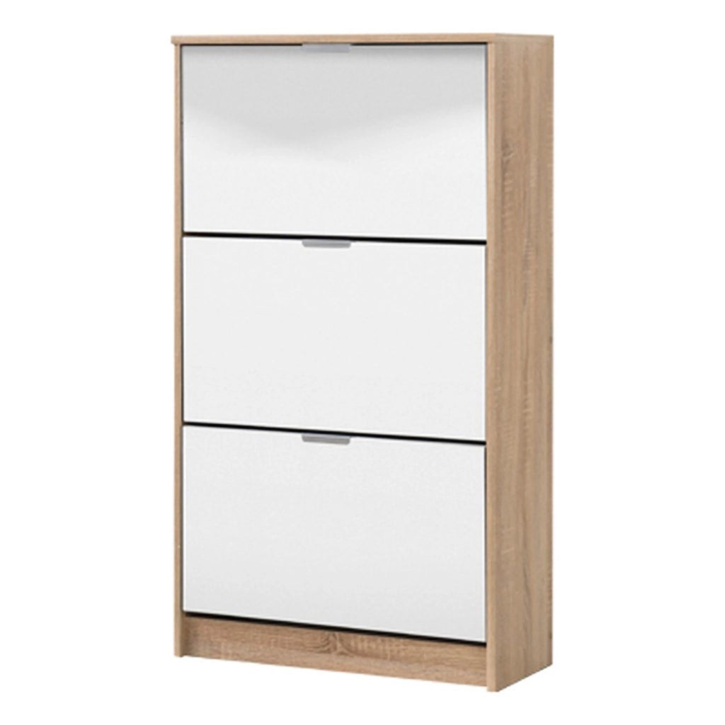 Mobile Portascarpe Varna, Scarpiera 6 Ripiani, 67x28x119h cm Marrone Rovere