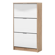 Mobile Portascarpe Varna, Scarpiera 6 Ripiani, 67x28x119h cm Marrone Rovere