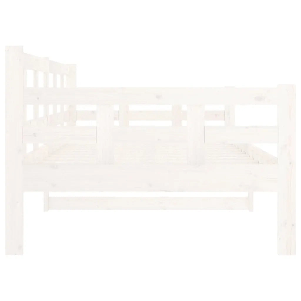 Dormeuse Bianca in Legno Massello di Pino 90x190 cm 820368