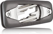 Organizzatore di chiavi con chiusura rapida e sicurezza magnetica - porta chiavi elegante per l'organizzazione della borsa - Alluminio Space Grey M