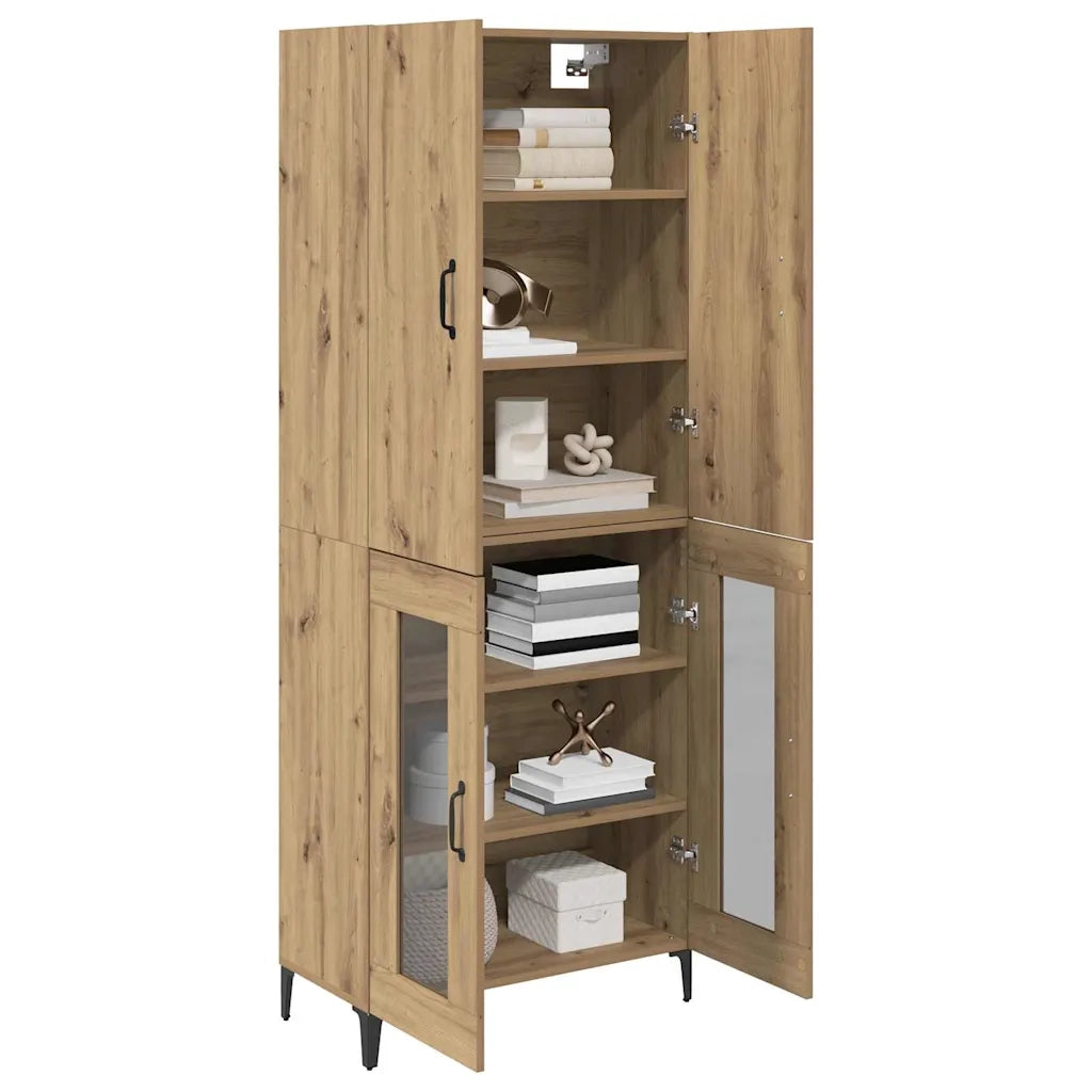 Credenza | Madia | Buffet da pranzo | Armadio da pranzo Rovere artigianale 69,5 x 34 x 180 cm