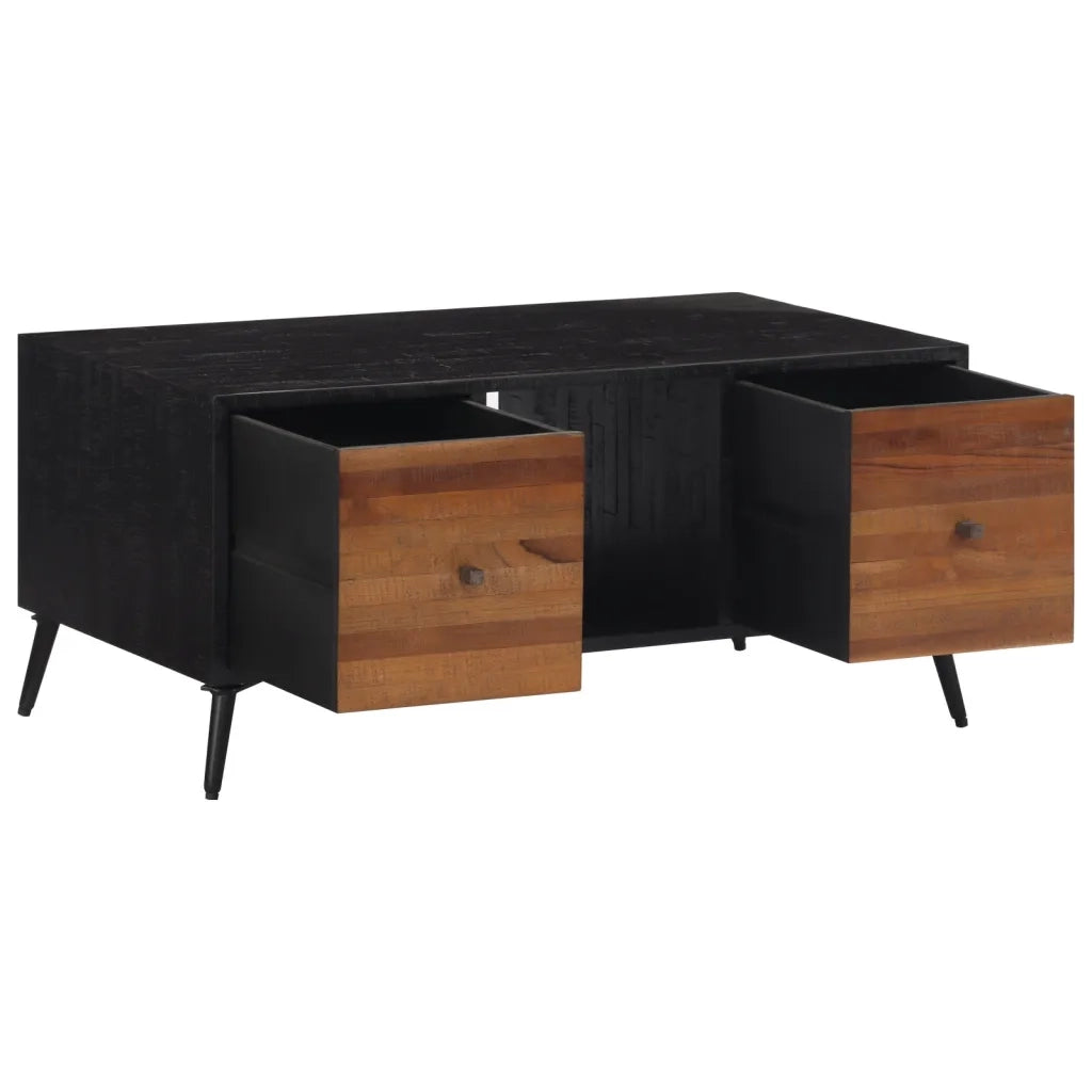 Tavolino da salotto | Tavolino da caff¨¨ | Tavolino da Soggiorno 90x50x41cm Massello Teak di Recupero