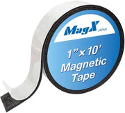 Nastro magnetico con retro adesivo, 25 mm x 3 m, spessore 1,5 mm, nastro magnetico con retro adesivo, rotolo di nastro magnetico