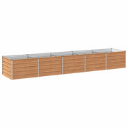 Letto rialzato da giardino Marrone legno 400 x 80 x 55 cm 8006427