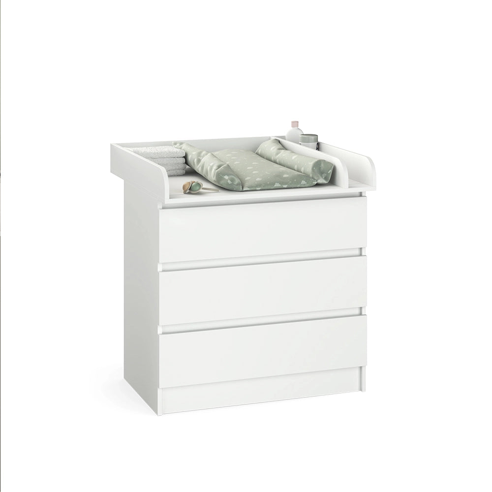 Vicco Fasciatoio Bianco 80 x 85.4 cm con 3 cassetti